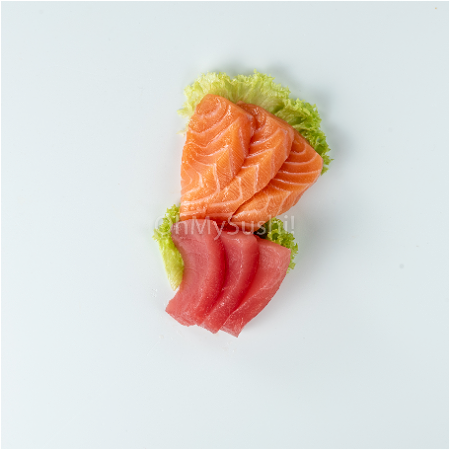 Salmon X Tuna Sashimi (3 om 3)